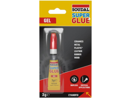 Cyano gel - brzo ljepilo gel 3 g Soudal