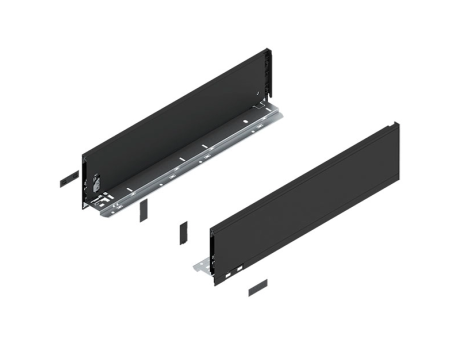 LEGRABOX stranica 500 mm - Čađavo crna mat - visina - C