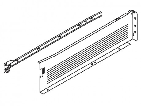 METABOX djelomično izvlačenje K 350/118