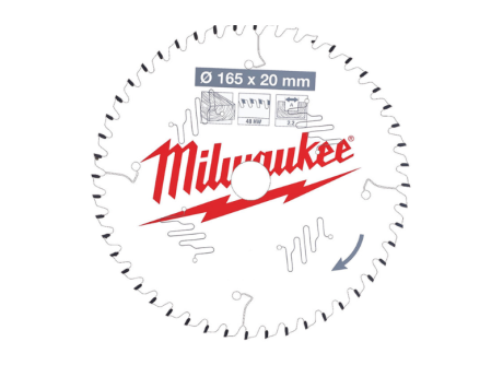 Milwaukee list cirkularne pile - drvo 160 x 20 x 2,2 x 48Z