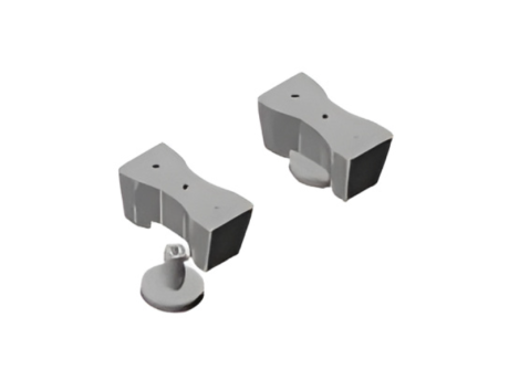 Nogica H27 mm za profil HUGO - s regulacijom, crna