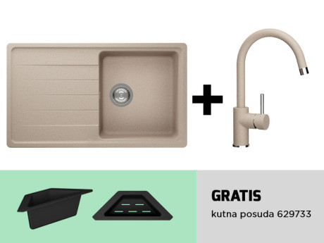 Set Schock sudopera Element D-100 i slavine Plutos 589.000 - više boja