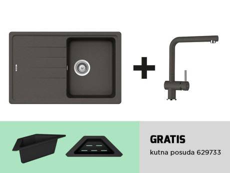 Set sudoper Schock Element D-100S + slavina Epos 540.000 - više boja