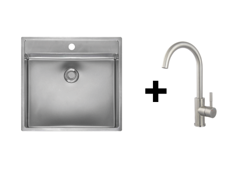 Set inox sudopera Reginox New York 50x40 (L) TW okg i slavine Pescara Camira