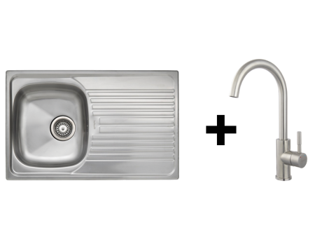 Set inox sudopera Reginox Rex 10 (R) i slavine Pescara Camira