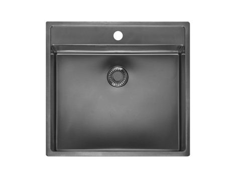 Inox sudoper Reginox New York 50x40 (L) TW Gun Metal 