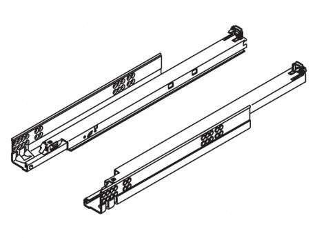 TANDEM vodilica potpuno izvlačenje za TIP-ON 250 mm - 30 kg