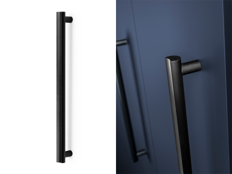 Ručkica Moon Big 384 x 424 mm - jednostrano mat crna