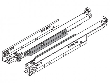 MOVENTO vodilica s BLUMOTION 450 mm - 40 kg