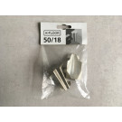 Unutarnji završetak brušeni čelik 50/18 za laminatni pod 