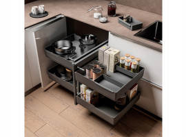 Kutna košara za element 450 mm soft Sous-Chef - desna