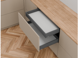 MERIVOBOX unutarnja ladica (M) Orion siva 450 mm - grupirano