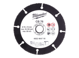 Milwaukee karbidna ploča CB 76 mm