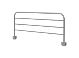 Ograda KNK 1200 x 450 mm - siva ral