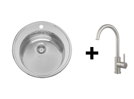 Set inox sudopera Reginox Moscow okg i slavine Pescara Camira
