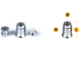 Unit matica nazubljena M8 x 15 mm