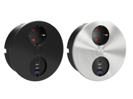 Utičnica Duplex - R 1 Šuko + USB A i USB C - više opcija