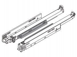 MOVENTO vodilica s BLUMOTION 500 mm - 40 kg