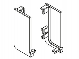 Završeci za GOLA J profil 8006 - aluminij eloksirano