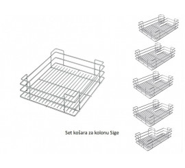 Set košara 4 + 1 za kolonu Sige