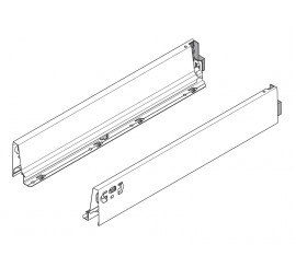 TANDEMBOX stranica M 500 mm - siva