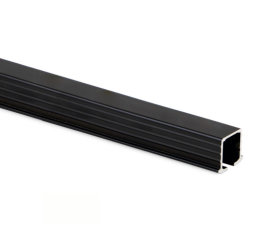 Gornja i donja vodilica za klizna vrata ormara sistema Terra W40 Crna Mokka - više opcija