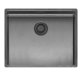 Inox sudoper Reginox New York 50x40 (L) Comfort Gun Metal Silver