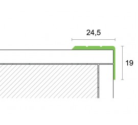 Samoljepljivi profil za stepenice 2,7