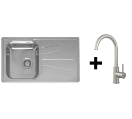 Set inox sudopera Reginox Diplomat 10 eco i slavine Pescara Camira