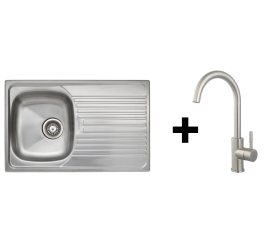 Set inox sudopera Reginox Rex 10 (R) i slavine Pescara Camira