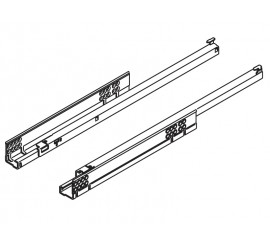 TANDEM vodilica djelomično izvlačenje TIP-ON 350 mm - 30 kg