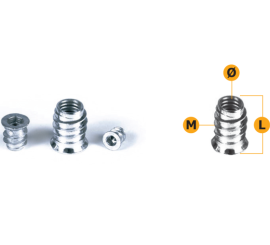 Unit matica nazubljena M8 x 15 mm