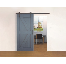 Klizni okov Vintage crni - 2 m